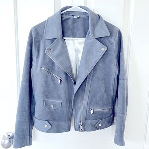 H&M Jacket, Size US 8, gray blue color